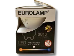 Λάμπα LED Eurolamp GU-10 LED Dimmable 6.5W Ουδέτερο Λευκό